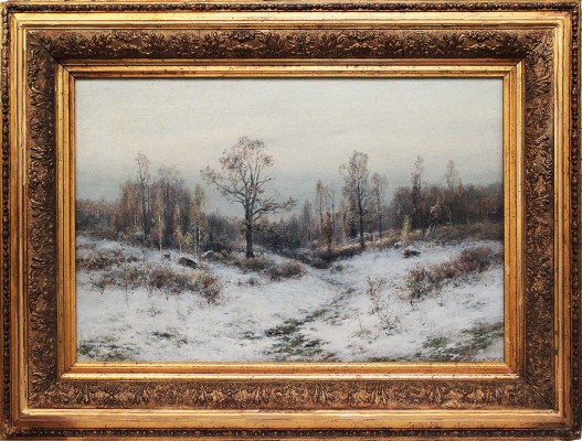 Бурхардт Фёдор Карлович. Зимний пейзаж 
